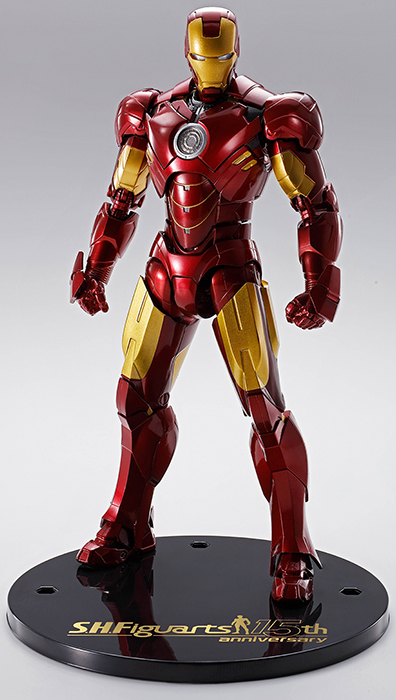 S.H.Figuarts Iron Man MK-4 15th Anniversary – Action Figure 14,5 Cm, Bandai Spirits, Edizione Anniversario