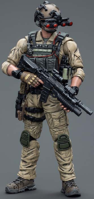 JoyToy Action Figure Ranger In Scala 1:18, Militare Altamente Dettagliata, Con Accessori E Articolazioni Multiple - 4