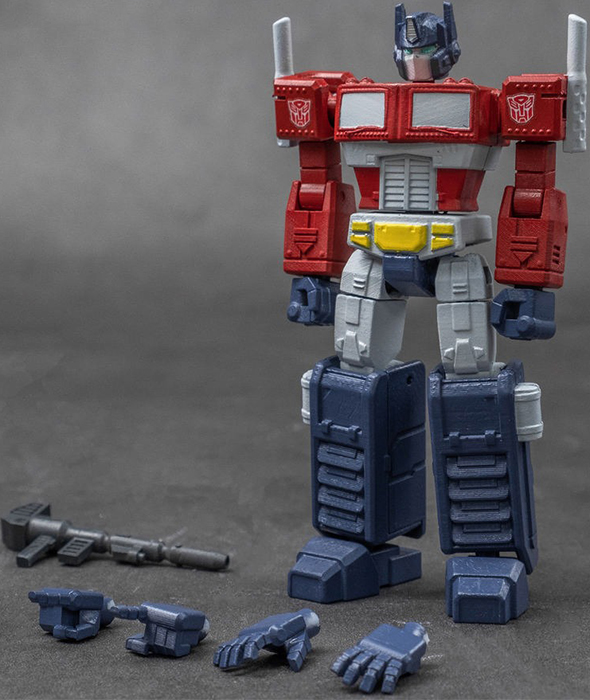 Model Kit Mini Transformers Optimus Prime G1 Transformers Box Of