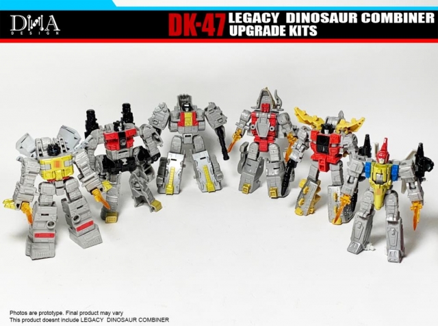 DK-47 Upgrade Kit for Transformers Legacy Dinosaur Combiner