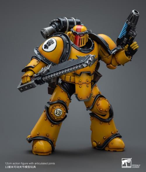 JoyToy Warhammer 40K Imperial Fists Figure - 1:18 Scale MkIII Despoiler Sargeant