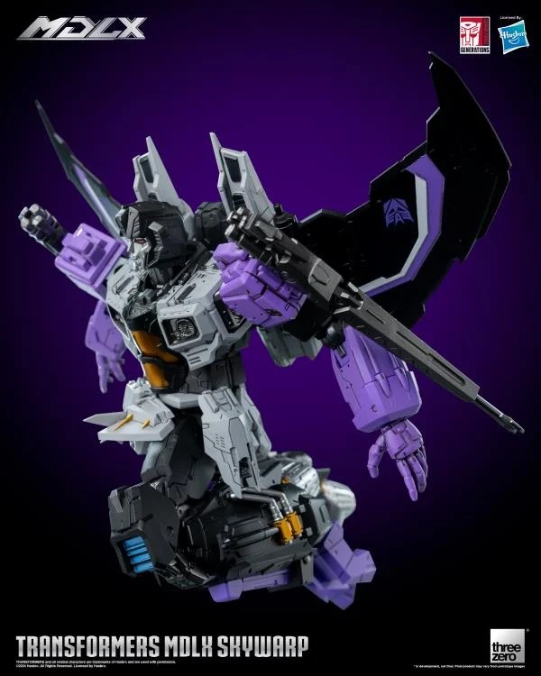 Transformers MDLX Skywarp Action Figure 19,8 Cm – Threezero – Edizione Collezionabile Con 50 Punti Di Articolazione