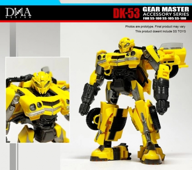 トランスフォーマー ss-105 ミラージュ ＆ dna dk-53 セット DNA Design DK-53 Upgrade Kits for SS-100 Bumblebee & SS-105
