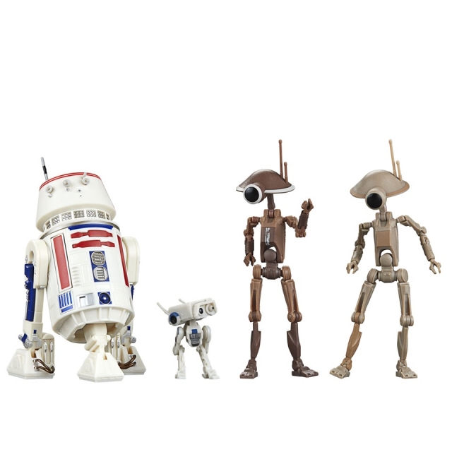 R5-D4, BD-72, and Pit Droids Set of 4 6-Inch Scale | The Mandalorian