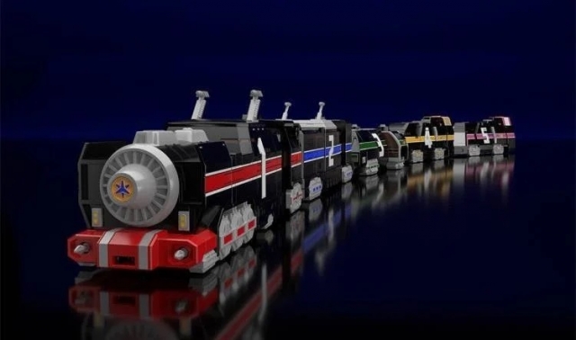 Grand Liner Super Mini-Pla Model Kit | KyuuKyuu Sentai GoGoFive ...
