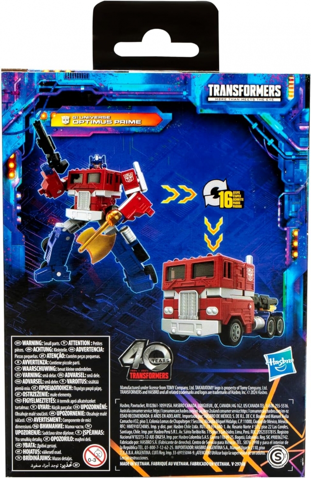 G1 Universe Optimus Prime Transformers Legacy Figure by Hasbro