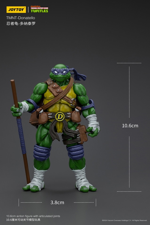 Donatello 1/18 Scale Teenage Mutant Ninja Turtles Joy Toy
