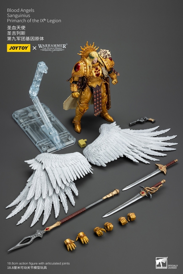 JOYTOY Warhammer 40k Blood Angels Sanguinius Primarch 1/18 - Figurine Action Détails Exceptionnels