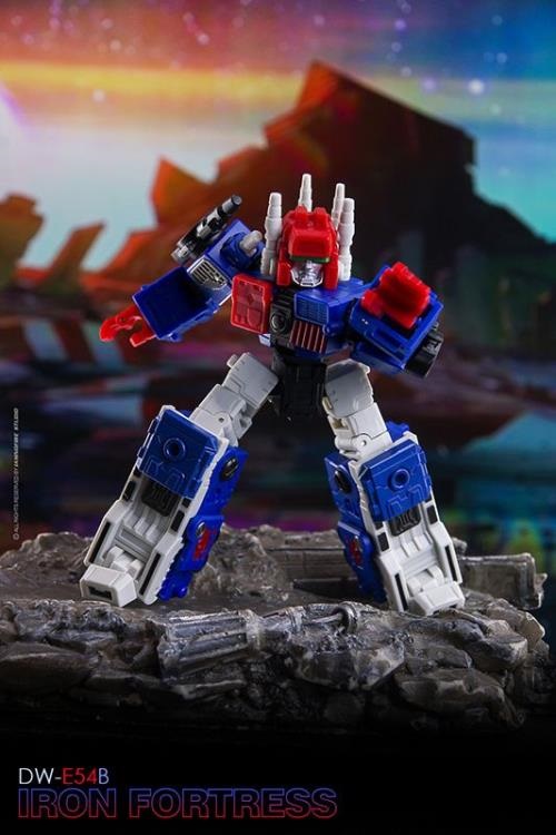 NEU Dr.Wu DW-E54/E54B IRON FORTRESS Mini Actionfigur 10 Cm Roboter AUF