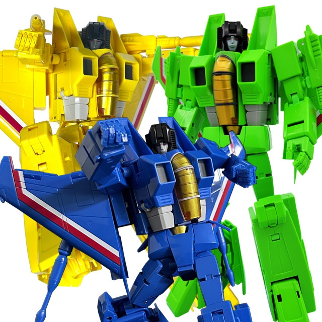 MTRC-03 Gangreen, MTRC-05 Col Mustard, MTRC-07 Fruit Punch Set of 3 TFCon Exclusive | MakeToys | Colorverse Series