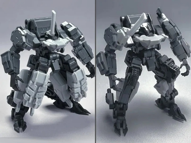 EX01 Etzel and EX02 Harpy Shadow Force EX Model Kit Set | Big Firebird x Bird Binary