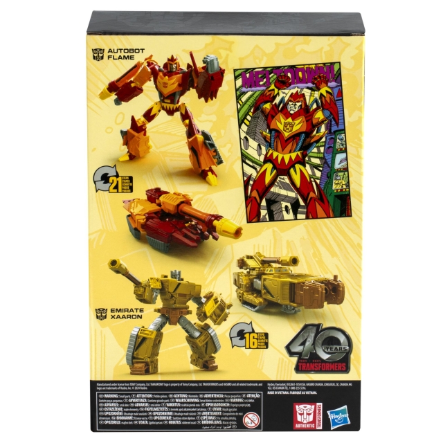 TF ジェネレーションズ コミックエディション フレイム&エミレーツ ザロン Flame & Emirate Xaaron Comic Edition | Online Exclusive