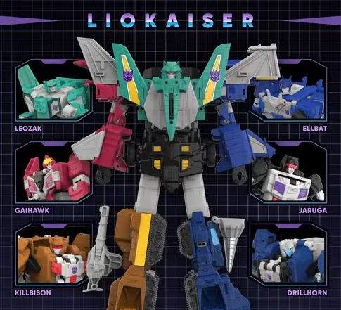 Liokaiser Combiner Set of War for Cybertron Siege Transformers