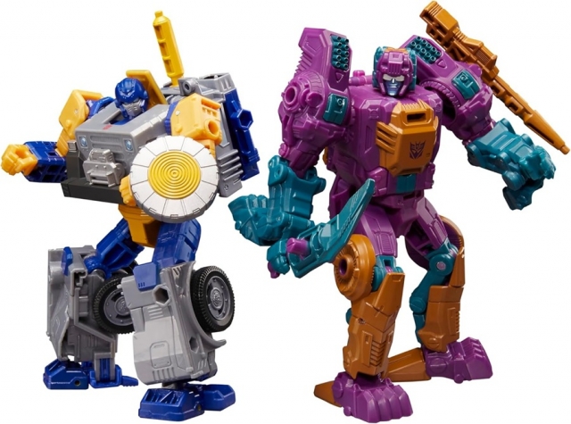 Fisitron and Carnivac Set of 2 Deluxe Class | Transformers: Age of the Primes Wreck 'n Doom Collection | Hasbro, Takara Tomy