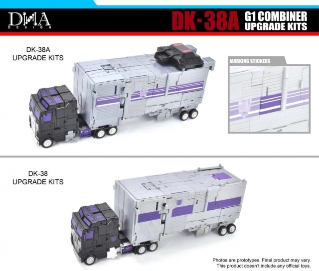 thumbnail image 2 of TF-Lab Leg Extension Upgrade Kit For Transformers Legacy Motormaster (Menosaur Combiner) - Purple Weapons Included 2 of 11