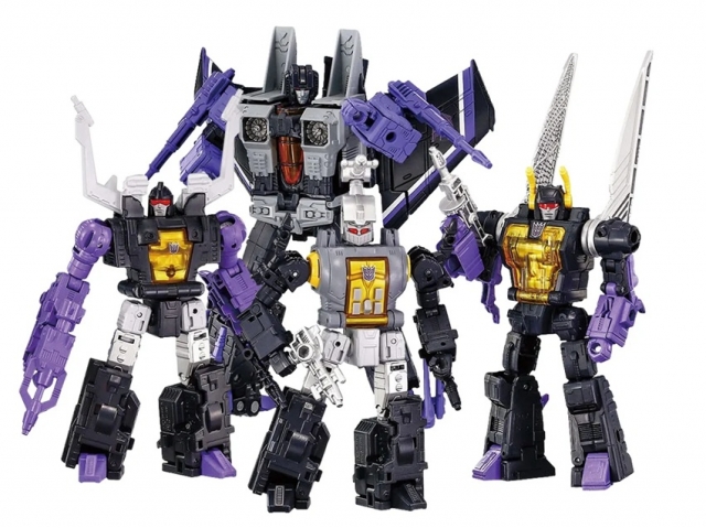 Decepticons Part 2 Set of 4 Premium Finish | Transformers Dramatic Capture