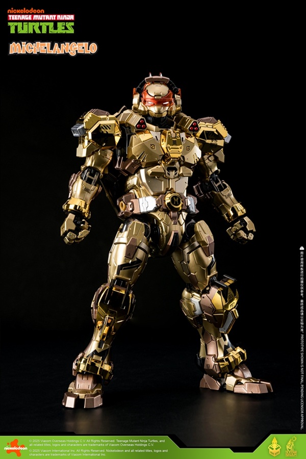 HB0092 Michelangelo Golden Version | Heat Boys TMNT Mecha Figure