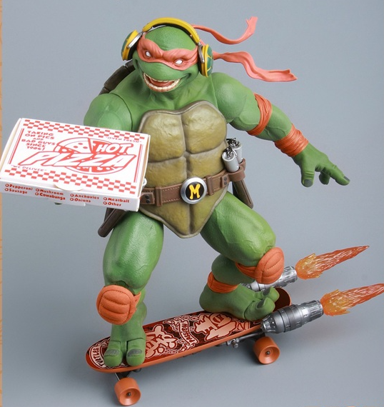 BIGF-004 Michelangelo 40th Anniversary Edition 1/6 Scale | Teenage Mutant Ninja Turtles | BigFToys