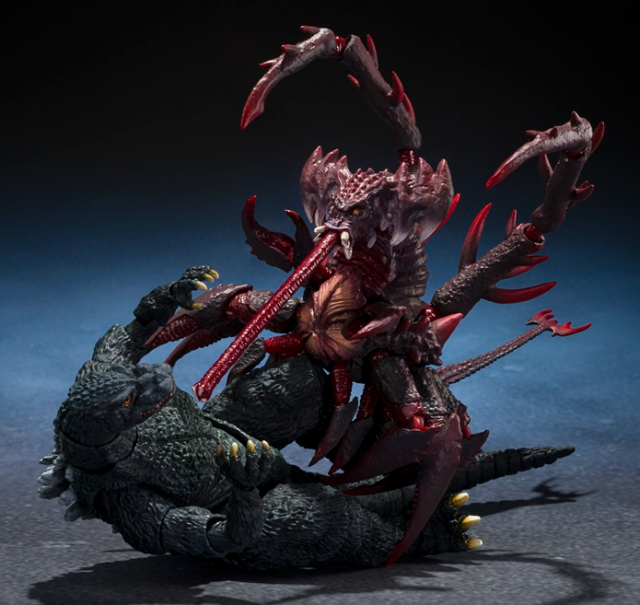 Godzilla Jr. and Destoroyah Evolution Set S.H.MonsterArts | Bandai Tamashii Nations | Godzilla Vs Destoroyah