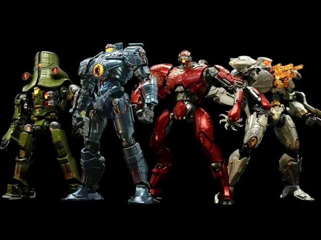 Pacific Rim Set of 4 Jaeger Model Kits | Pacific Rim | Empire Sky Studio