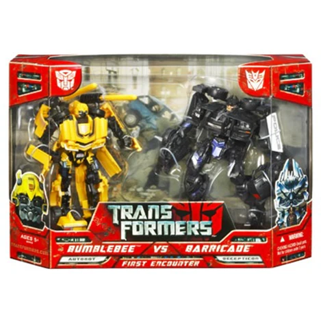 トランスフォーマー ムービー 2007 ボックス バンブルビー VS バリケード Deluxe Class Bumblebee vs. Barricade First Encounter