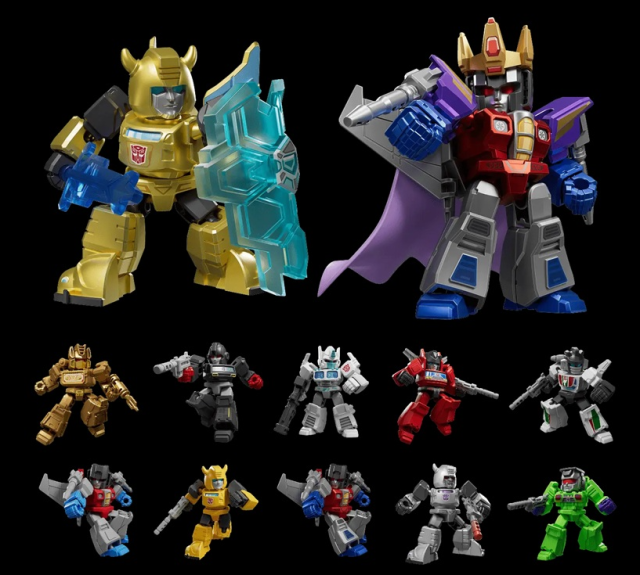 G1 Galaxy Version Defender Vol. 2 Galaxy Shining Box of 12 Blind Box Model Kits | Transformers The Overthrow | Blokees