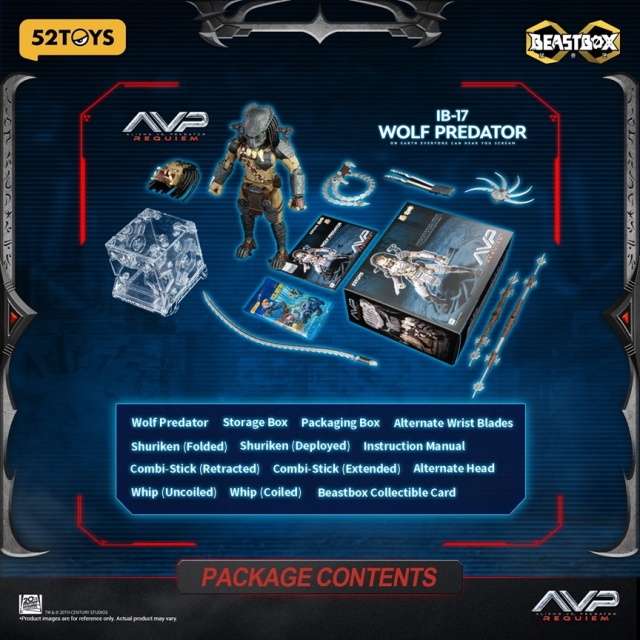 IB-17 Wolf Predator | Alien vs Predator: Requiem | 52Toys BeastBOX