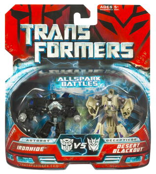 Legends Class Ironhide vs Desert Blackout | Transformers the Movie Allspark Battles