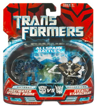 Legends Class Nightwatch Optimus Prime vs Stealth Starscream | Transformers the Movie Allspark Battles