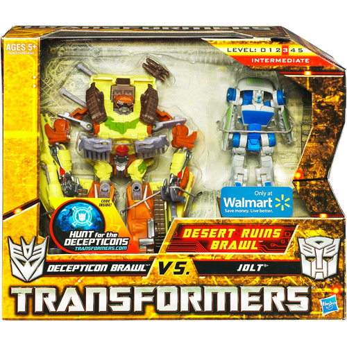 Desert Ruins Brawl Exclusive Decepticon Brawl vs. Jolt Deluxe Class | Transformers Hunt for the Decepticons HFTD