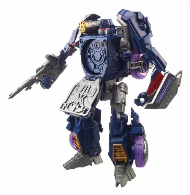 Transformers Generations Voyager Soundwave Con Lazerbeak - Figura Collezionabile
