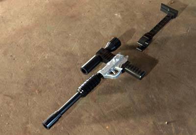 トランスフォーマー ワルサーＰ３８ Laser Gun DW-P38 Regular Silver Version LE700 | Dr. Wu Upgrade Kit