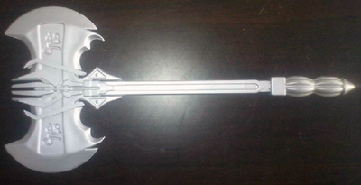 UFO Battle Axe - Silver Color