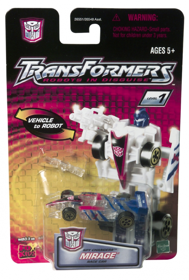 Mirage Clear Version Exclusive Spychanger | Transformers Robots in Disguise RID