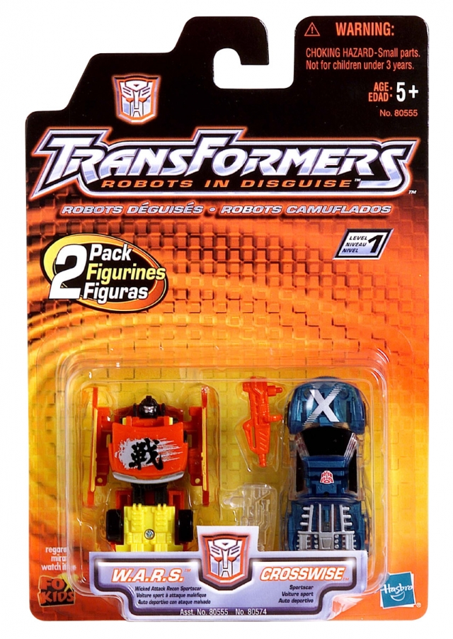 W.A.R.S. and Crosswire 2-Pack Spychanger | Transformers Robots in Disguise RID