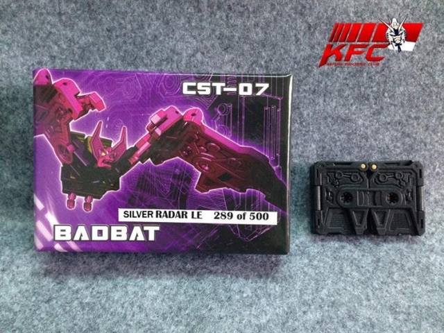 CST-07 Badbat and Black Badbat Set of 2 Silver Radar Version | Kfc Keiths Fantasy Club | Upgrade Kit