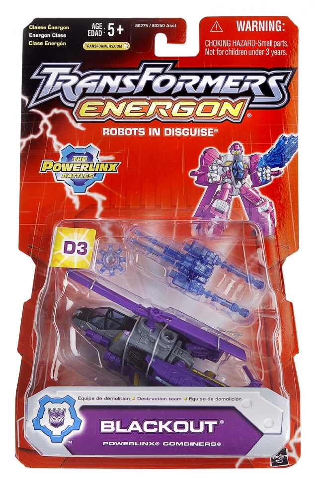 Basic Class Blackout Transformers Energon Hasbro
