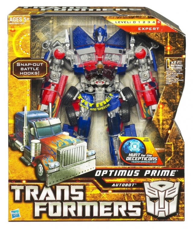 Battle Hooks Optimus Prime Leader Class Transformers Hunt for the