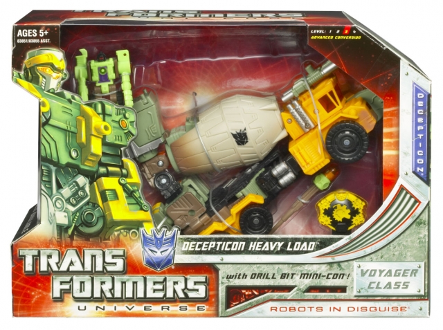 Voyager Class Decepticon Heavy Load with Drill Bit Mini-Con | Transformers Universe