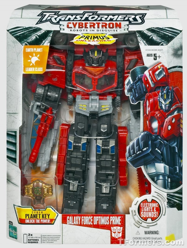 Galaxy Force Optimus Prime Leader Class Transformers Cybertron Hasbro