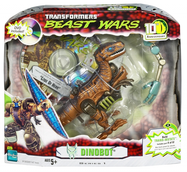 Dinobot Deluxe Class Transformers Beast Wars 10th Anniversary Hasbro