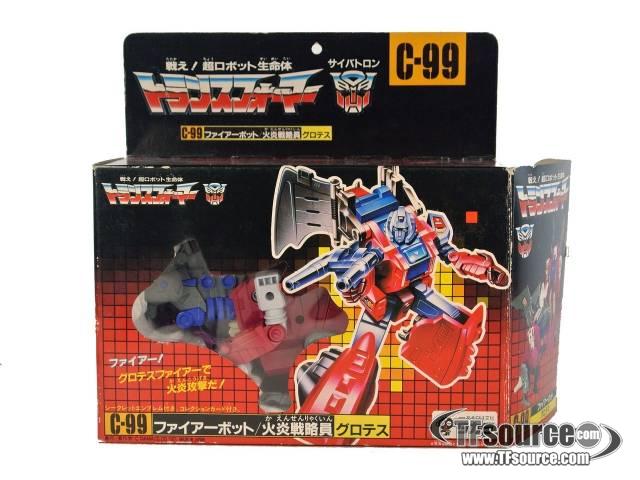 C-99 Grotusque Horrorcon | Vintage Japanese G1 Transformers