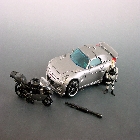 HFTD - Human Alliance  - Autobot Jazz  w/Capt. Lennox  -  Loose - 100% Complete