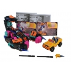 Botcon 2010 - Double Punch and Turbomaster - Loose - Missing Shattered Glass Ravage