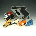 Energon  - Optimus Prime - Loose - Note Yellowing - 100% Complete
