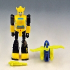 Transformers G1 - Action Master Bumblebee W/ Heli-Pack - Loose - 100% Complete
