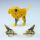 Transformers G1 - Steeljaw w/ Gold Weapons - Cassette Tape - Loose - 100% Complete
