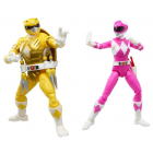 Morphed April O'Neil and Morphed Michelangelo Set of 2 | Power Rangers X Teenage Mutant Ninja Turtles | Hasbro Lightning Collection