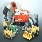 ROTF - Devastator - Loose - Missing 1 Panel on Mixmaster