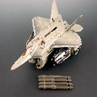 Transformers the Movie - Voyager Class Starscream - Loose - Missing 2 Missiles